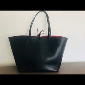 tote bag red inside